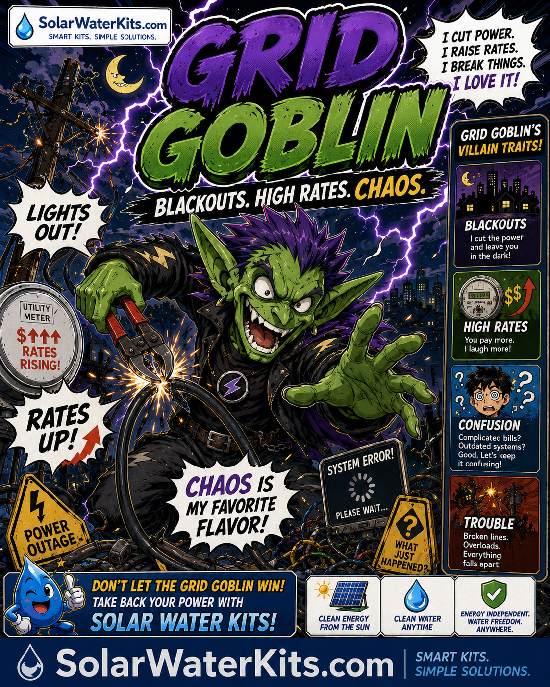 Grid Goblin portrait.