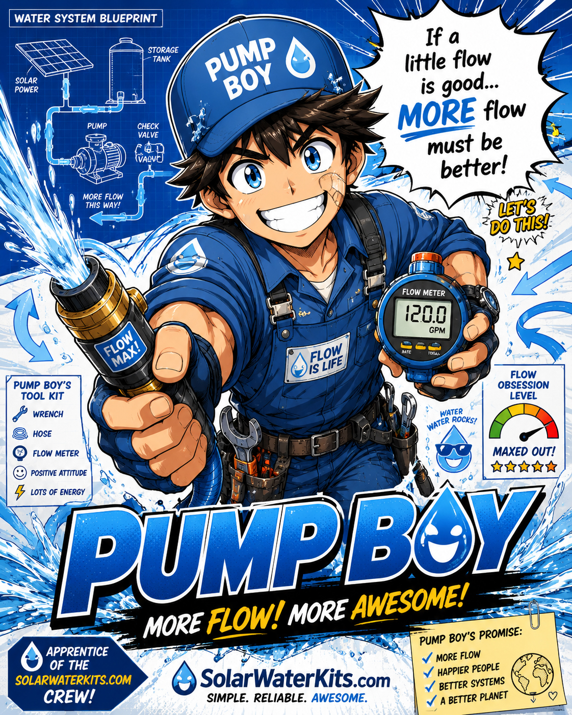 Pump Boy portrait.